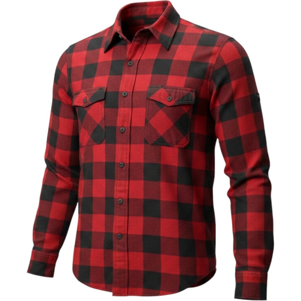 Arizona‎ Jean Company Red Buffalo Plaid Long Sleeve Button Up Shirt Men's Small
